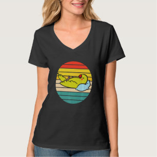 Green Parrot Sleeping T-Shirt