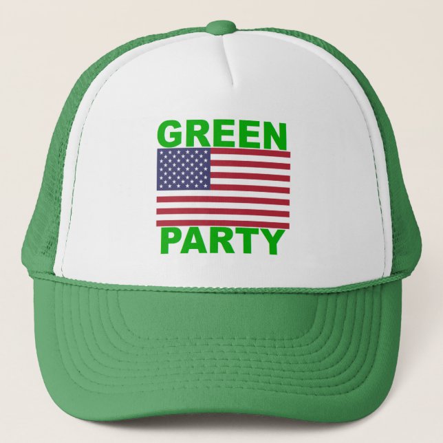 Green Party USA Trucker Hat (Front)