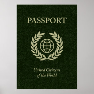 green passport poster