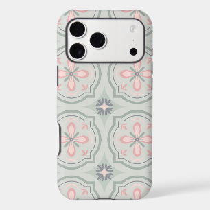 Green Pastel Floral Tiles