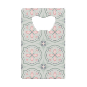 Green Pastel Floral Tiles