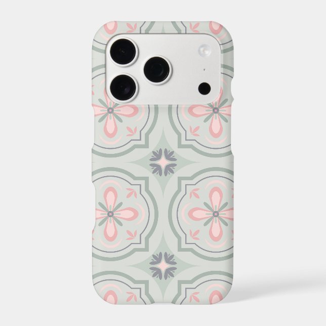 Green Pastel Floral Tiles (Back)