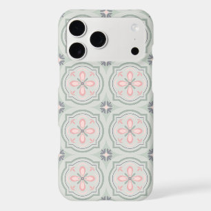 Green Pastel Floral Tiles