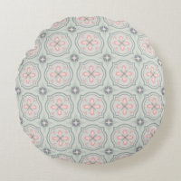 Green Pastel Floral Tiles