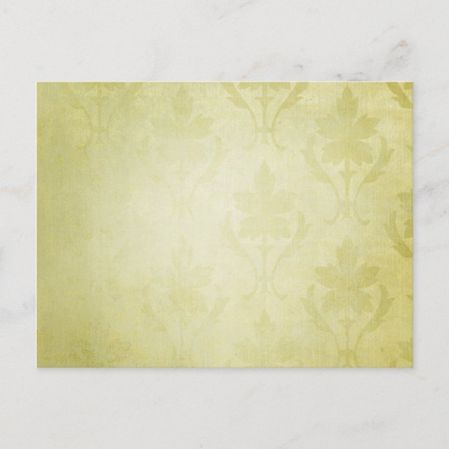 Green Pattern BAckground Postcard (Front)