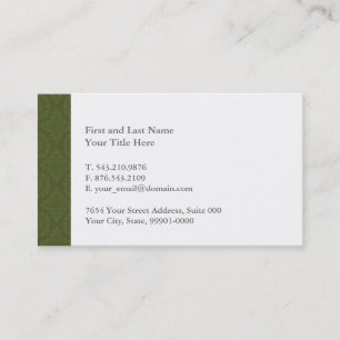 Green Pattern Business Card