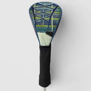 Green pattern golf head cover