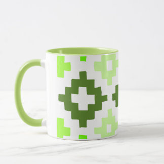 Green Pattern Mug