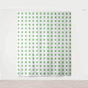 Green Pattern Tapestry