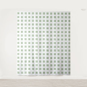 Green Pattern Tapestry