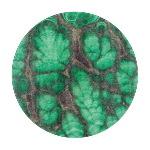 Green Patterned Malachite Cutting Board