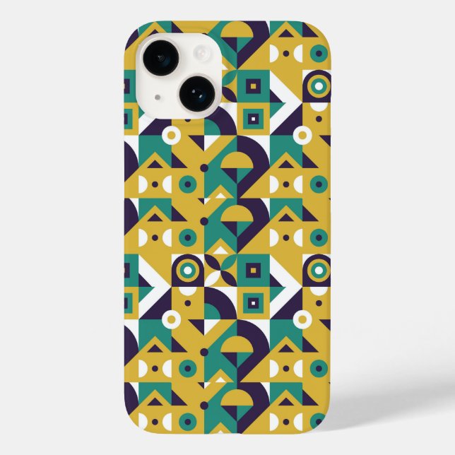 green patterns Case-Mate iPhone case (Back)