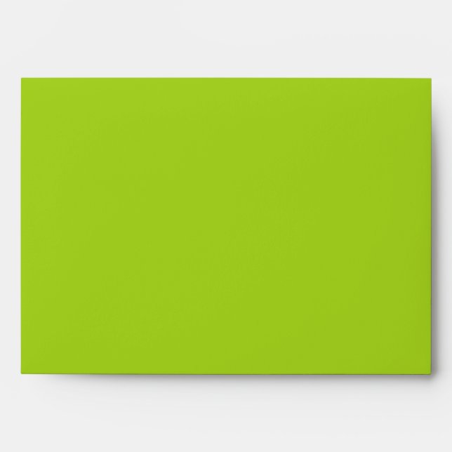 Green Peace Sign Custom Envelope (Front)