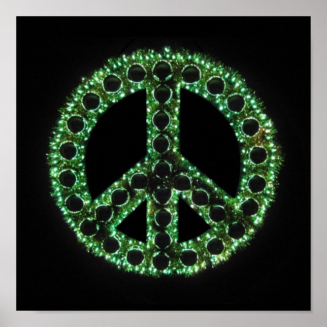 green peace sign poster (Front)
