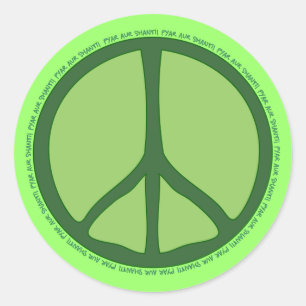 Green Peace Sticker