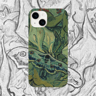 Green Peacock (Emperor) Moth by Vincent van Gogh Case-Mate iPhone 14 Case