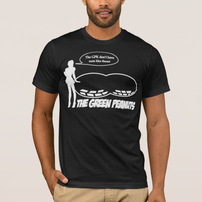 GREEN PEANUTS boo T-Shirt (Front)