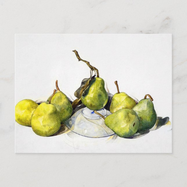 Green pears by Charles Demuth Postcard (Front)