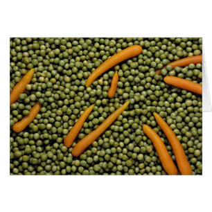 Green peas and carrots