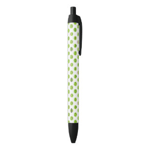 Green Peas Emoticon Face Healthy Vegetables Humor Black Ink Pen