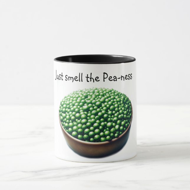 Green Peas Humour Mug (Center)