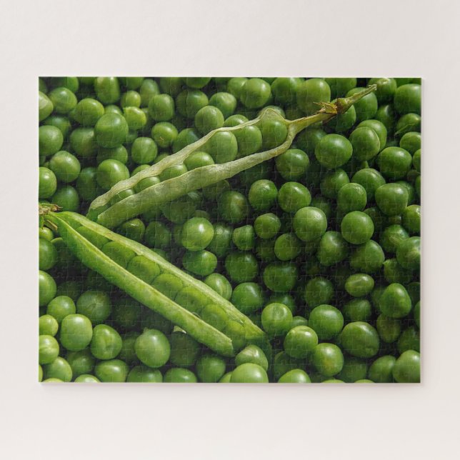 Green Peas Photo Puzzle (Horizontal)