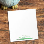 Green Pen Doodle | A note From | Teacher Notepad<br><div class="desc">This simple personalised notepad with a green doodle felt pen will make a perfect gift for teachers . Text and name can easily be changed with the provided template . Look at the collection below to find one with a different colour . 
© ArianeC Illustrations-All rights reserved</div>