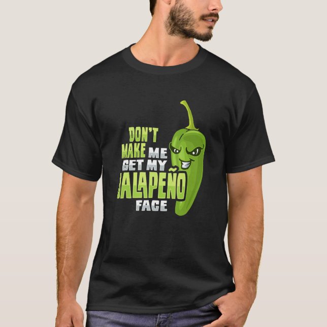   green pepper Design for a Chilli   T-Shirt (Front)