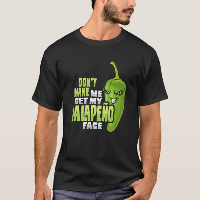 Green Pepper Design For A Chilli T-Shirt (Front)