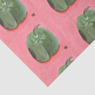 Green Pepper Tissue Paper