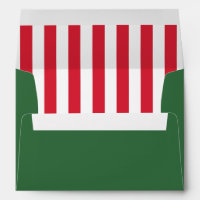 Green & Peppermint | Striped Liner | Christmas