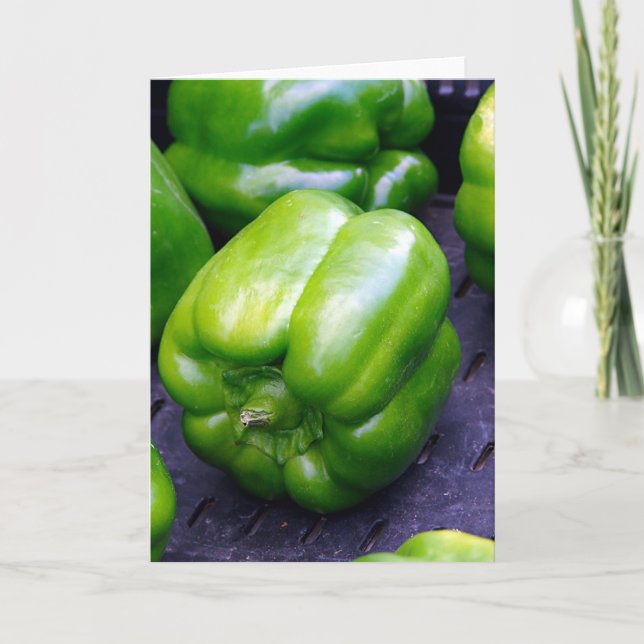 Green Peppers Card (Front)