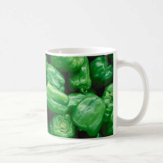 Green Peppers Coffee Mug (Right)
