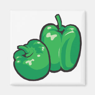 green peppers magnet