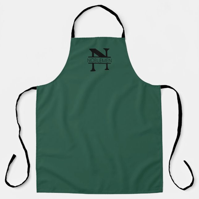 Green Personalized Monogram Apron (Front)
