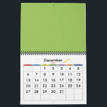 Green petals calendar<br><div class="desc">Green petals</div>