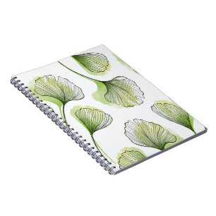 Green petals notebook