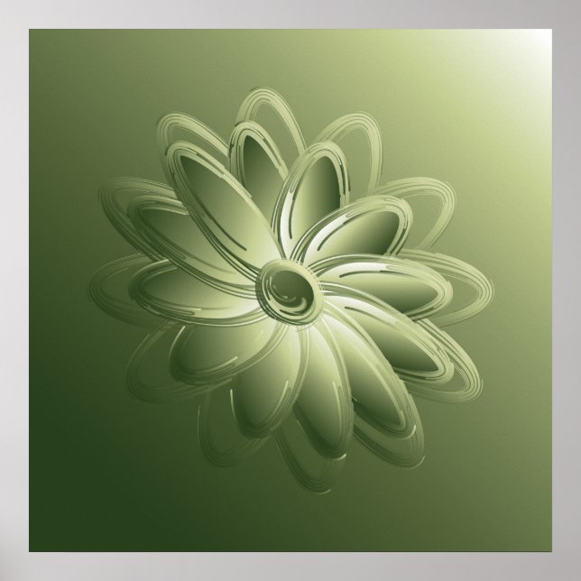 green petals poster (Front)