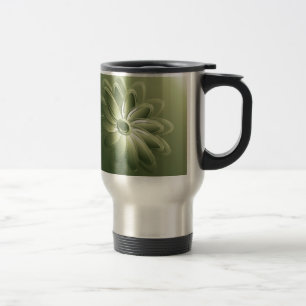 green petals travel mug