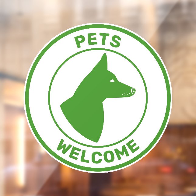 Green Pets Welcome And Dog With Pricked Up Ears (Sheet 2)
