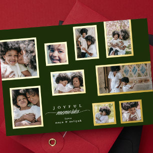 Green Photo Collage Modern Joyful Moments Frames