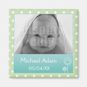 Green photo magnet