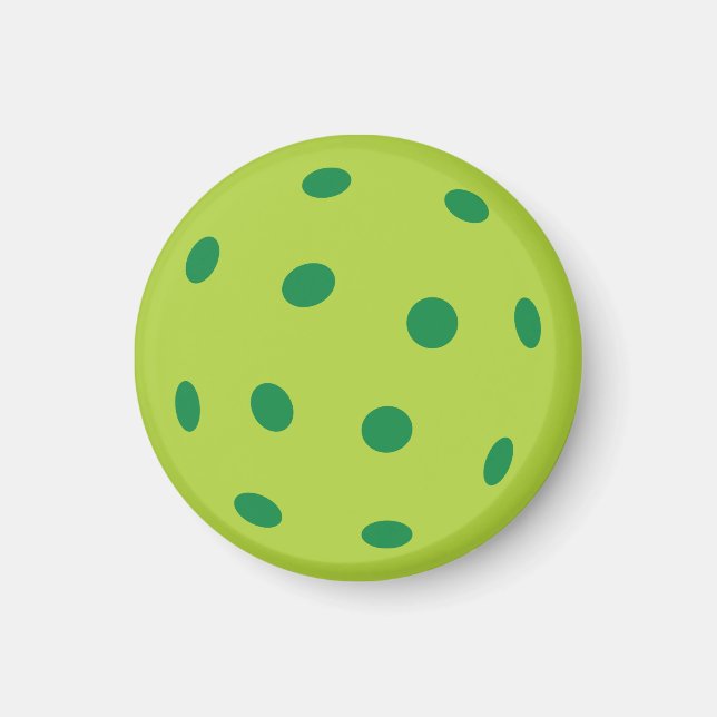 Green Pickleball Magnet (Front)