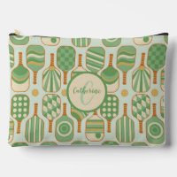 Green Pickleball Paddles with Monogram