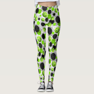 Green Pickleballs - Leggings
