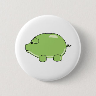 Green Pig Button