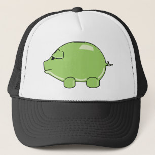 Green Pig Hat