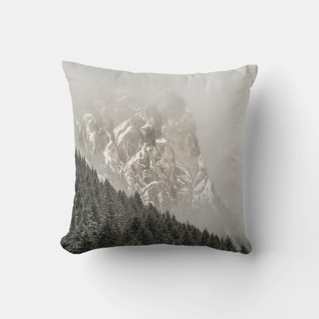 GREEN PINE TREES CUSHION (Front)