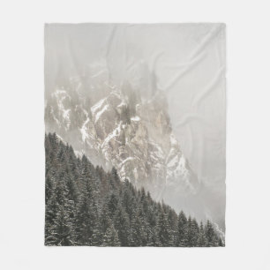 GREEN PINE TREES FLEECE BLANKET