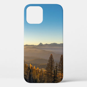 GREEN PINE TREES ON MOUNTAIN UNDER BLUE SKY DURING iPhone 12 CASE